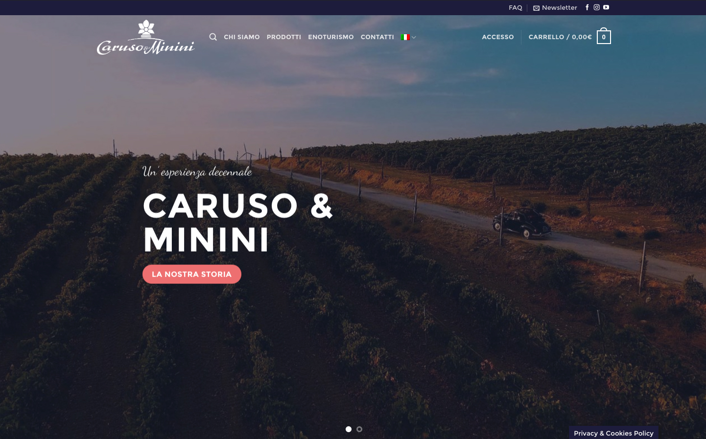 Caruso and Minini Wines of Sicily for generations with tradition