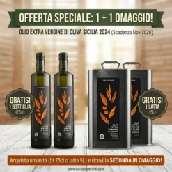Olio Extravergine d'Oliva Nocellara del Belice (Raccolta 2024)